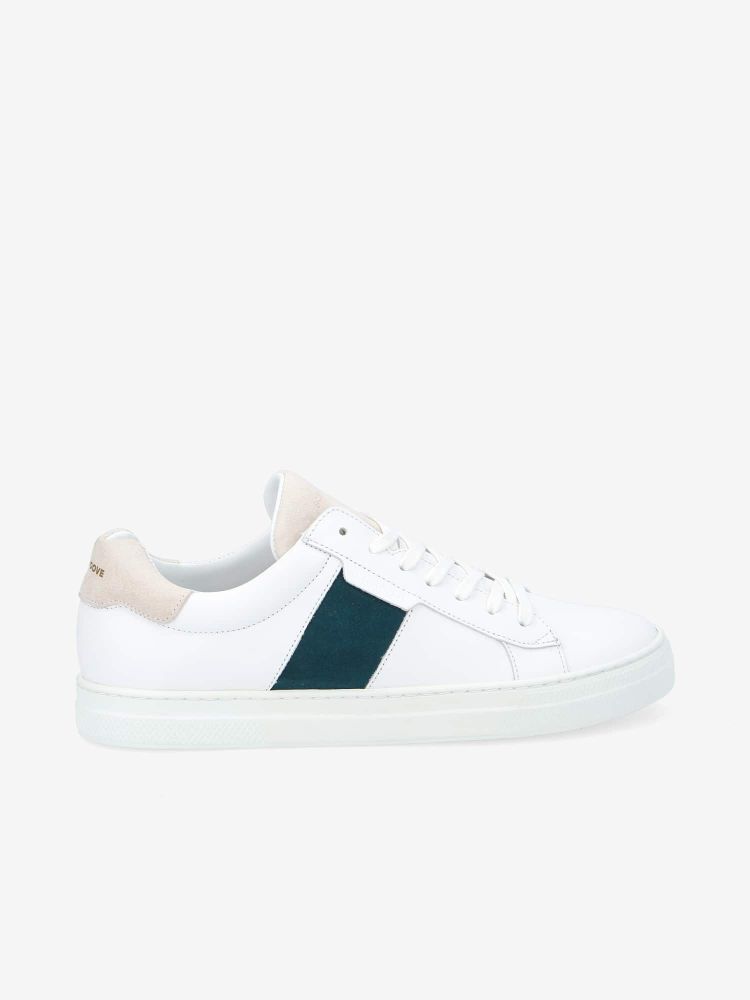 SPARK GANG M - NAPPA/SUEDE - WHITE/DOVE/PETROLE